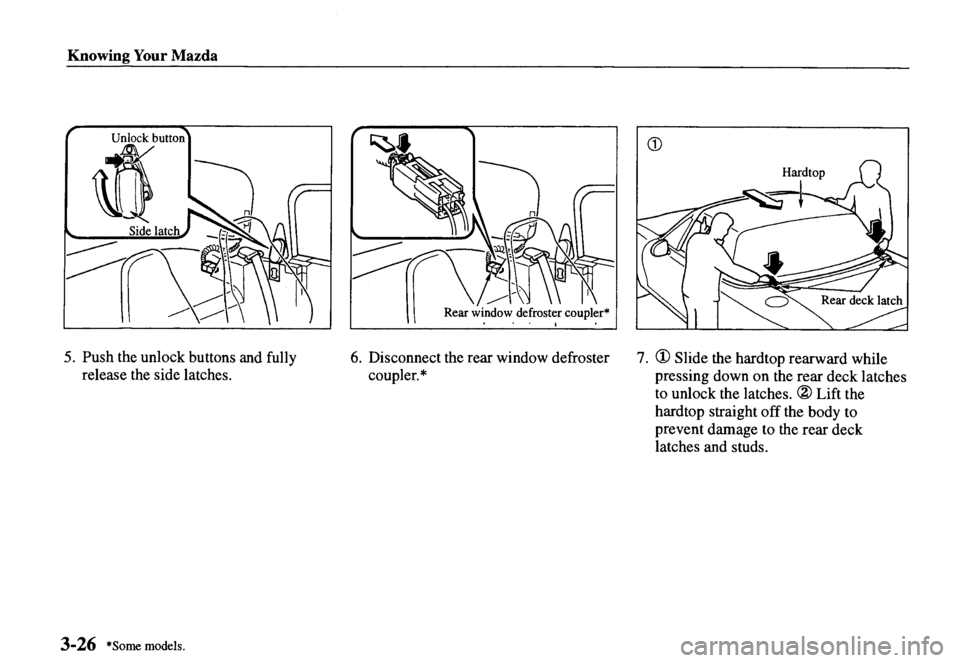 MAZDA MODEL MX-5 MIATA 2000  Owners Manual 