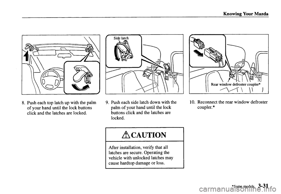 MAZDA MODEL MX-5 MIATA 2000  Owners Manual 