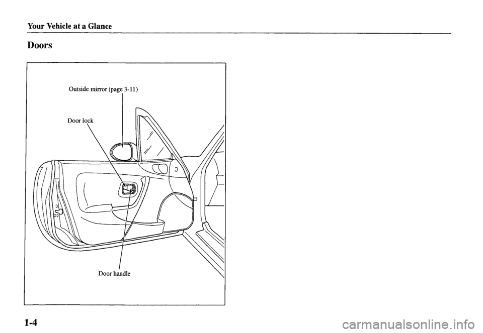 MAZDA MODEL MX-5 MIATA 2000  Owners Manual 