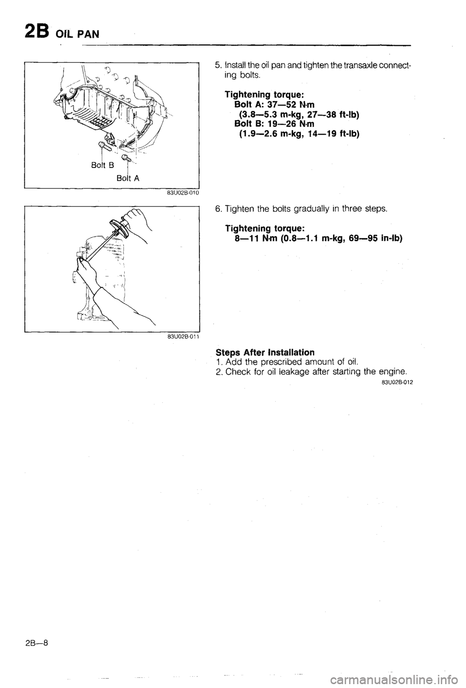MAZDA 323 1988  Workshop Manual 