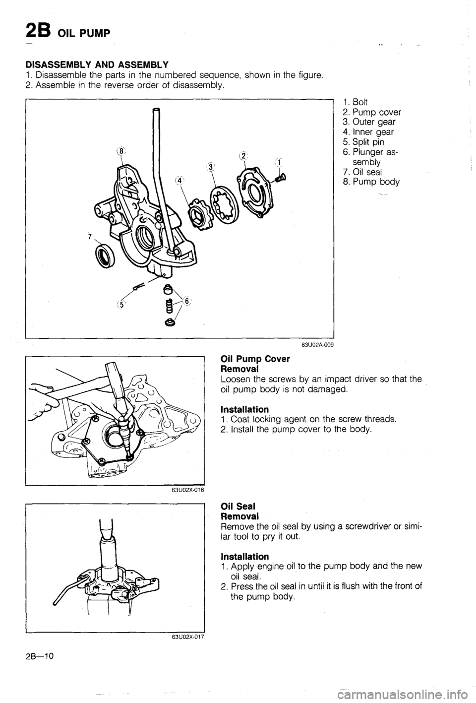 MAZDA 323 1988  Workshop Manual 