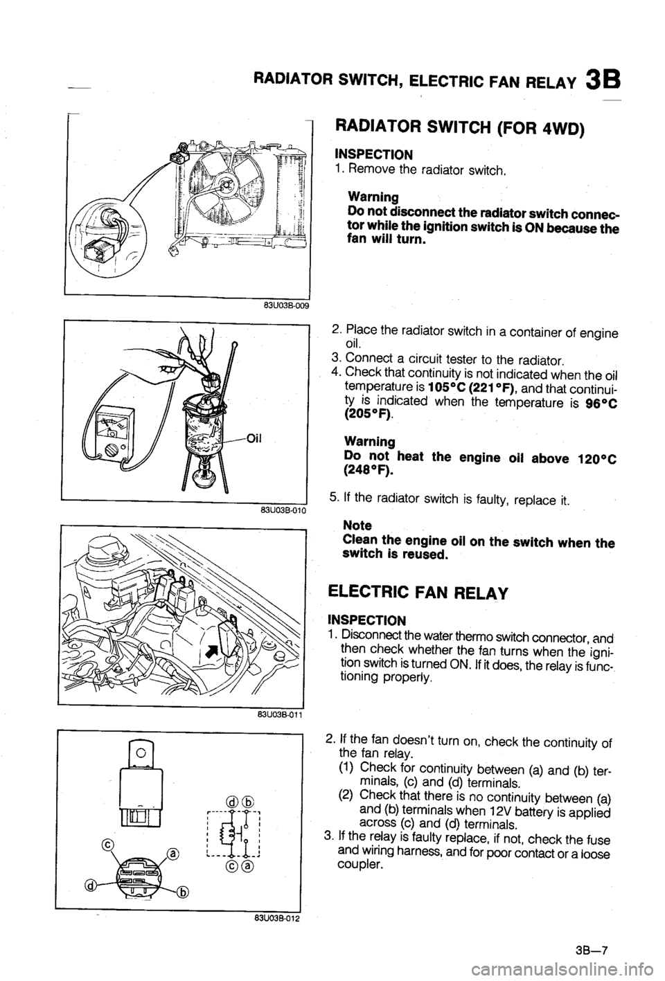 MAZDA 323 1988  Workshop Manual 