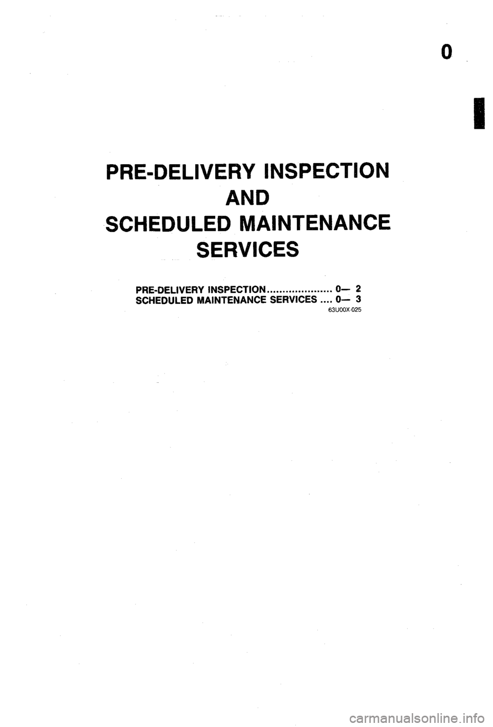 MAZDA 323 1988  Workshop Manual 