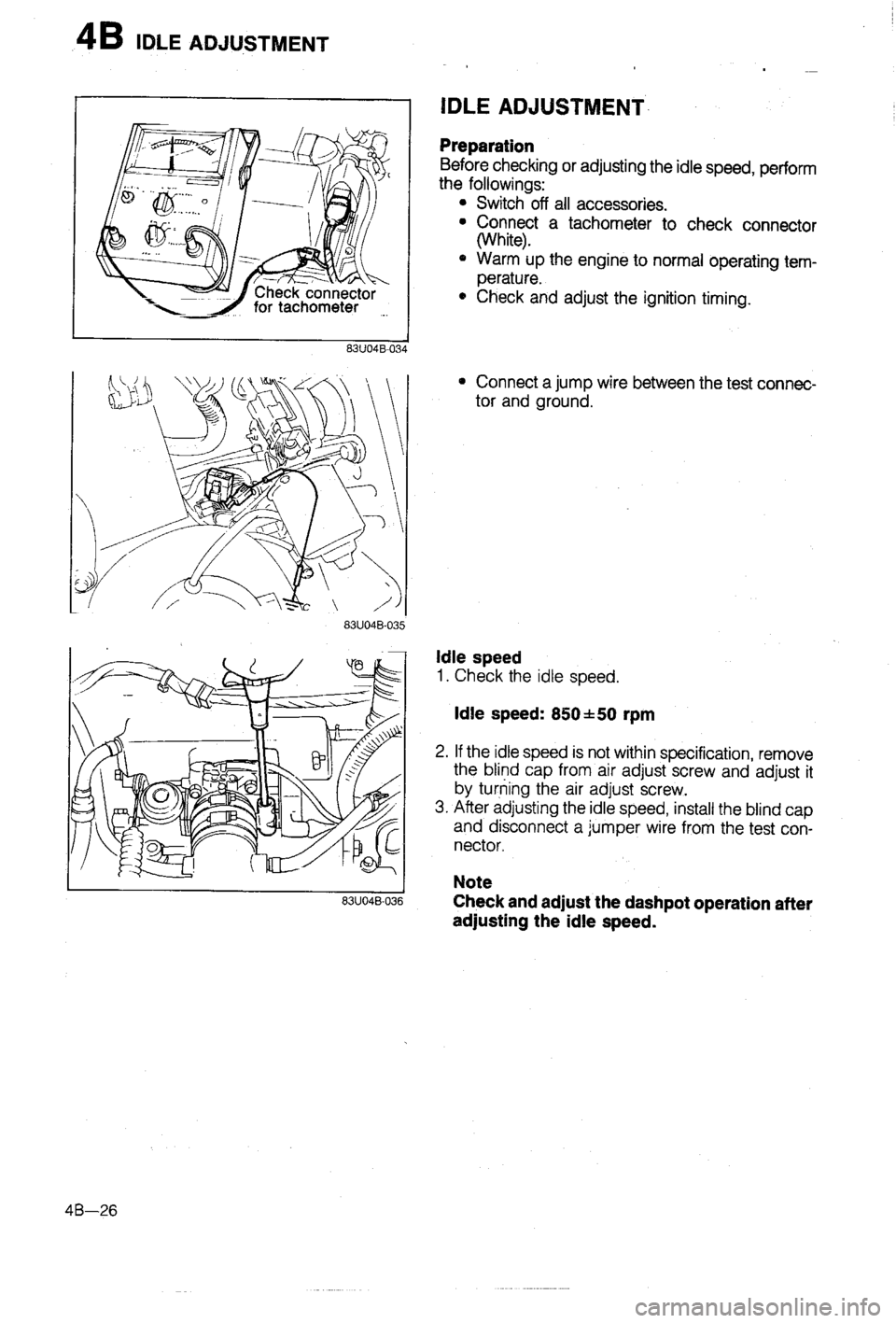 MAZDA 323 1988  Workshop Manual 