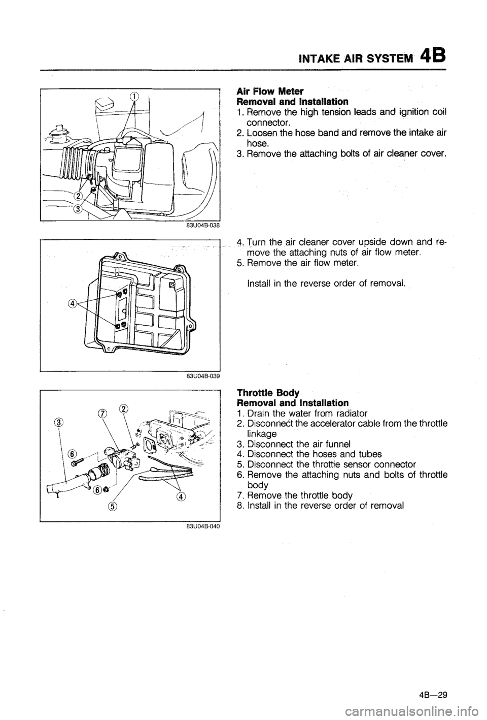 MAZDA 323 1988  Workshop Manual 