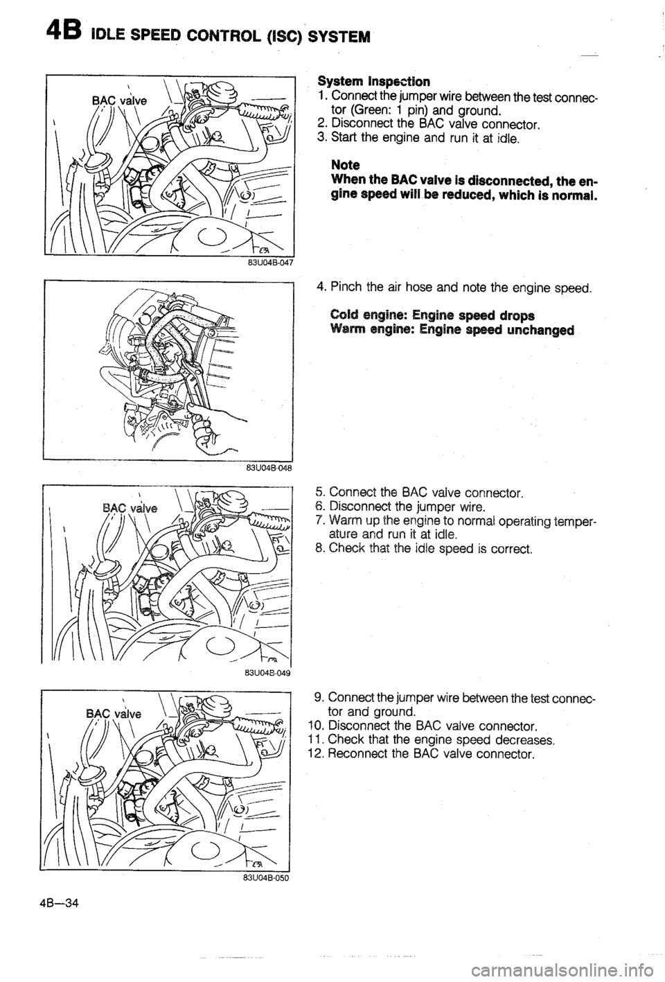 MAZDA 323 1988  Workshop Manual 