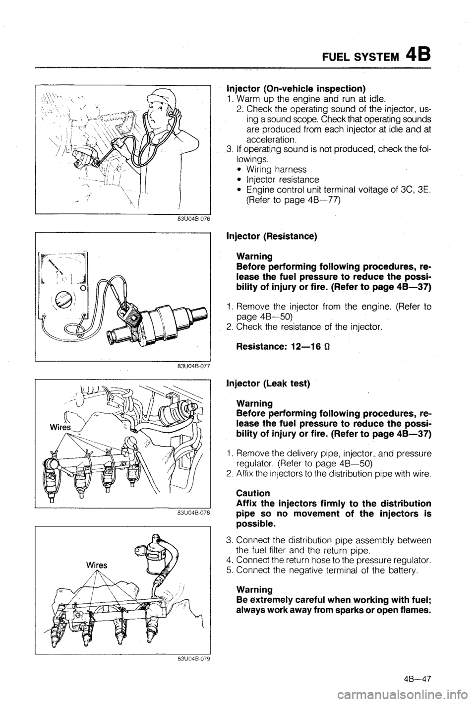 MAZDA 323 1988  Workshop Manual 