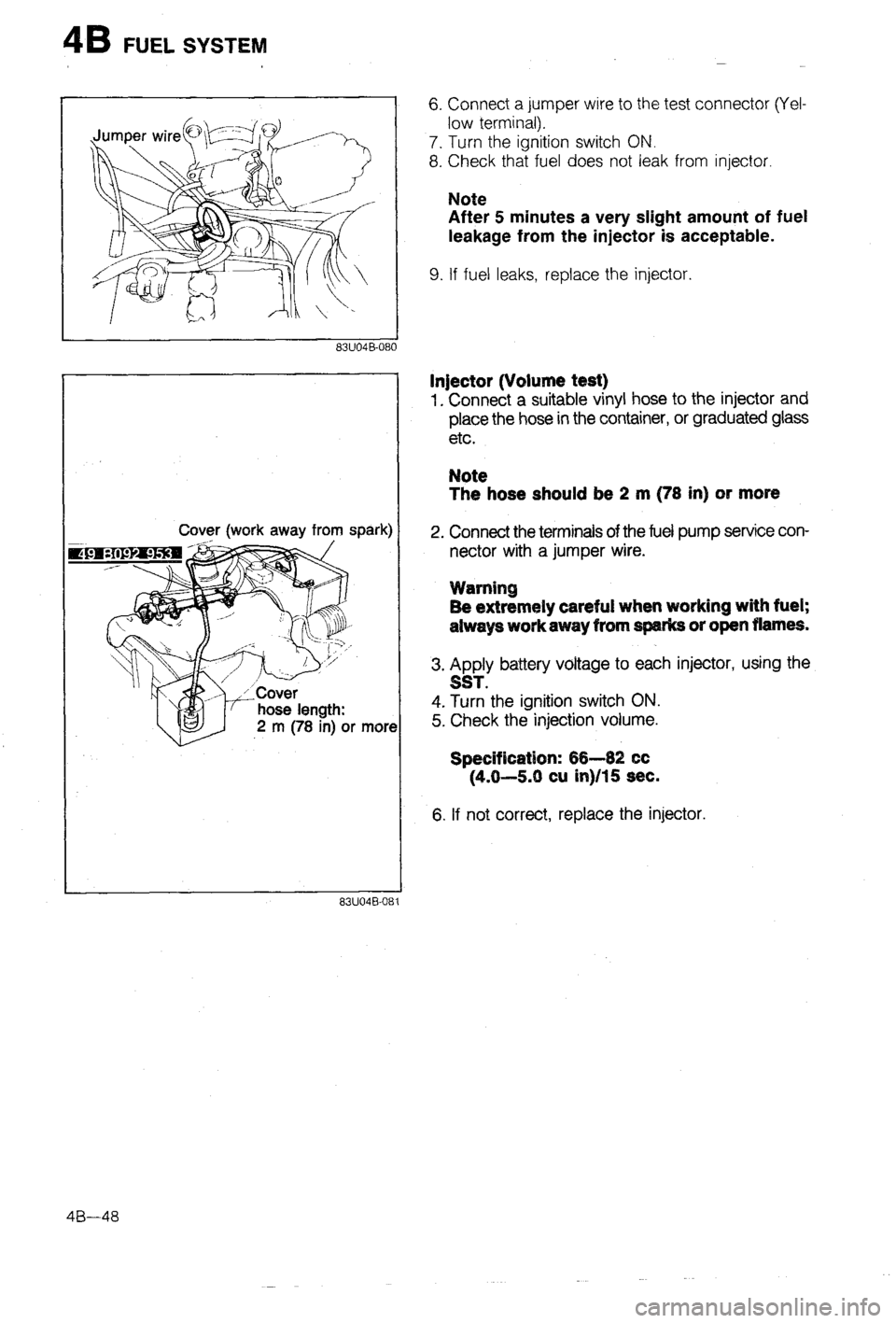 MAZDA 323 1988  Workshop Manual 