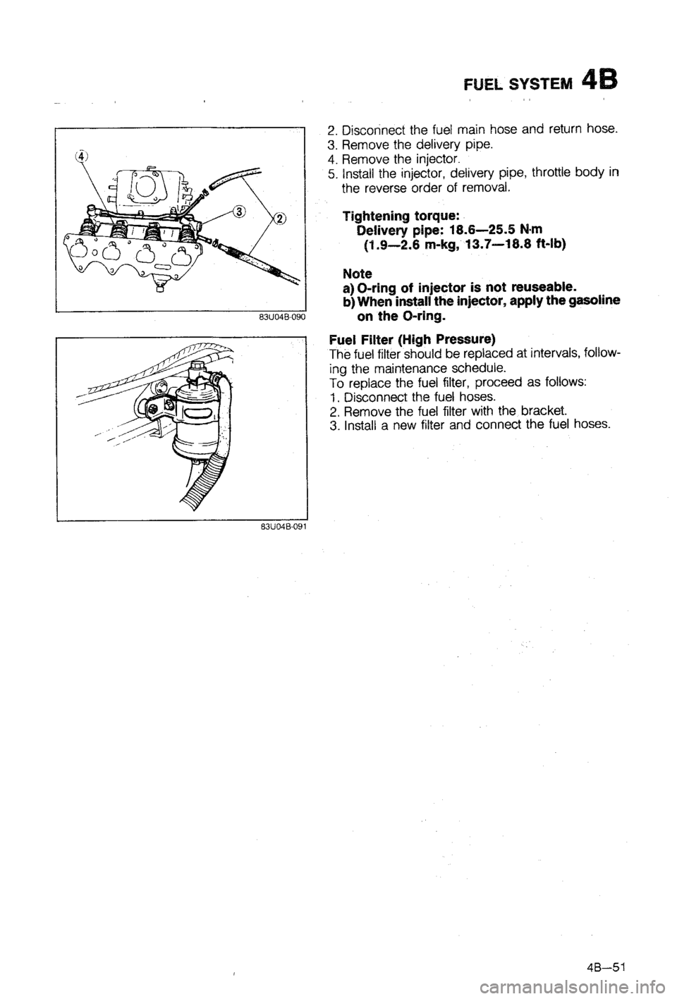 MAZDA 323 1988  Workshop Manual 