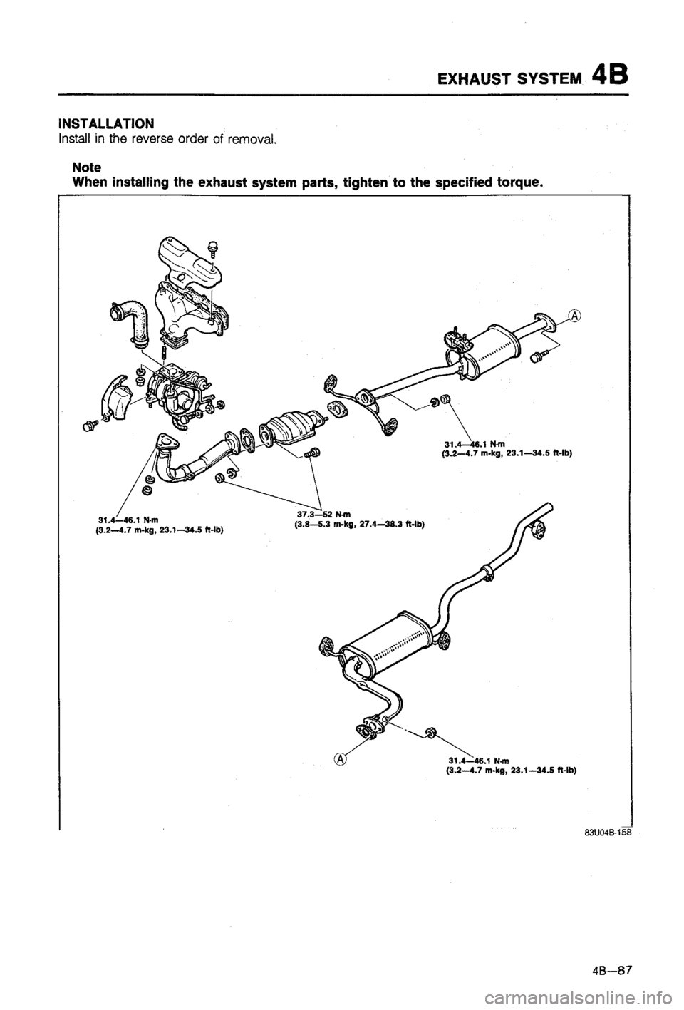 MAZDA 323 1988  Workshop Manual 