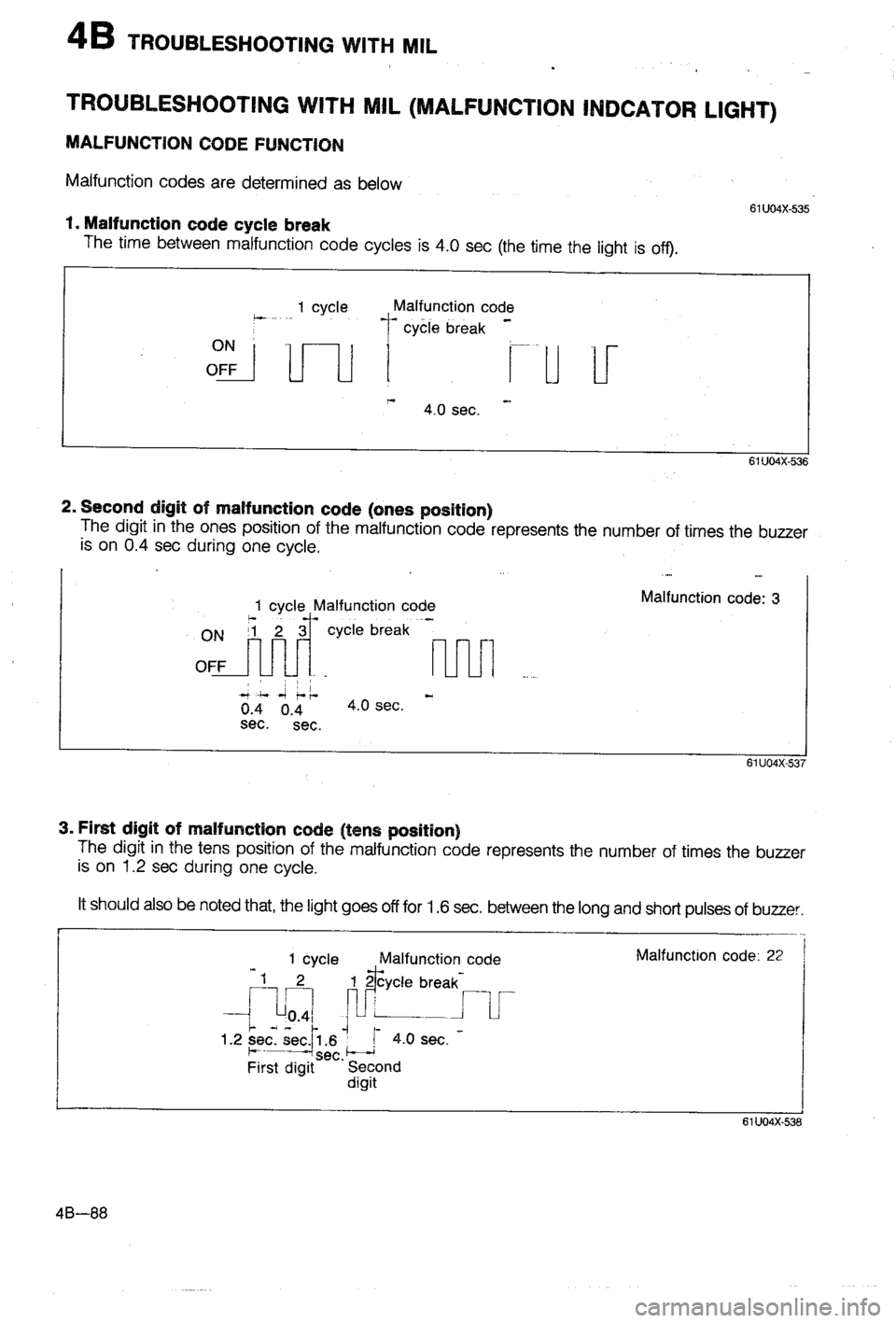 MAZDA 323 1988  Workshop Manual 
