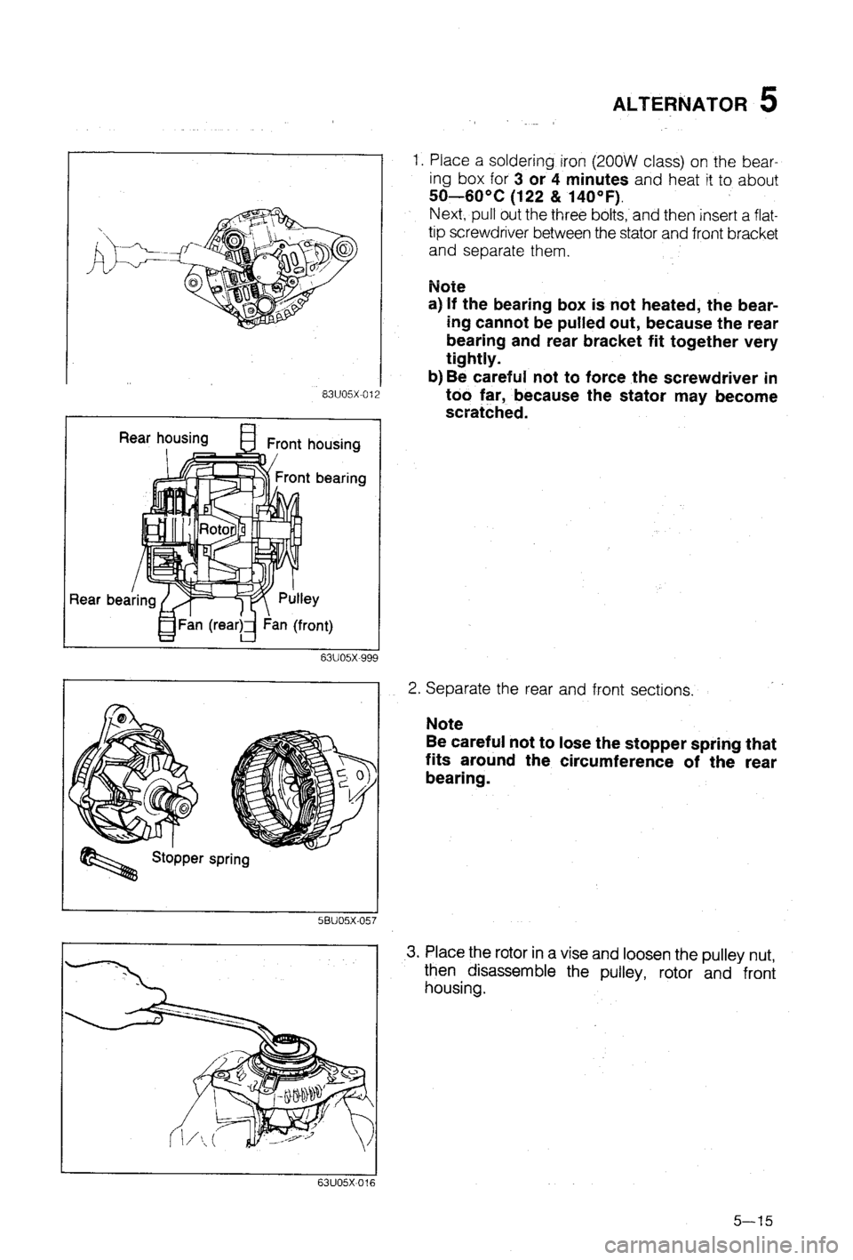 MAZDA 323 1988  Workshop Manual 