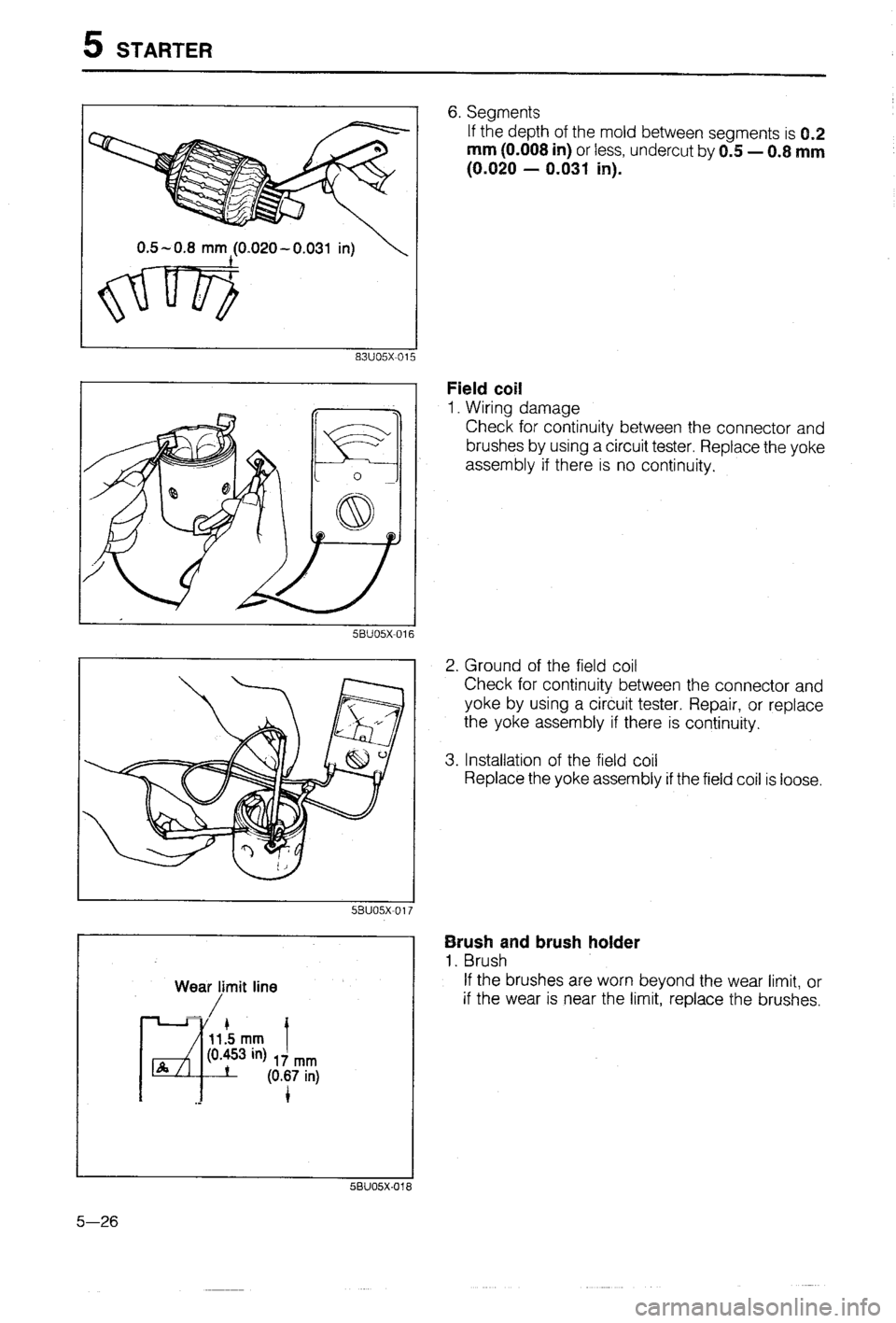 MAZDA 323 1988  Workshop Manual 
