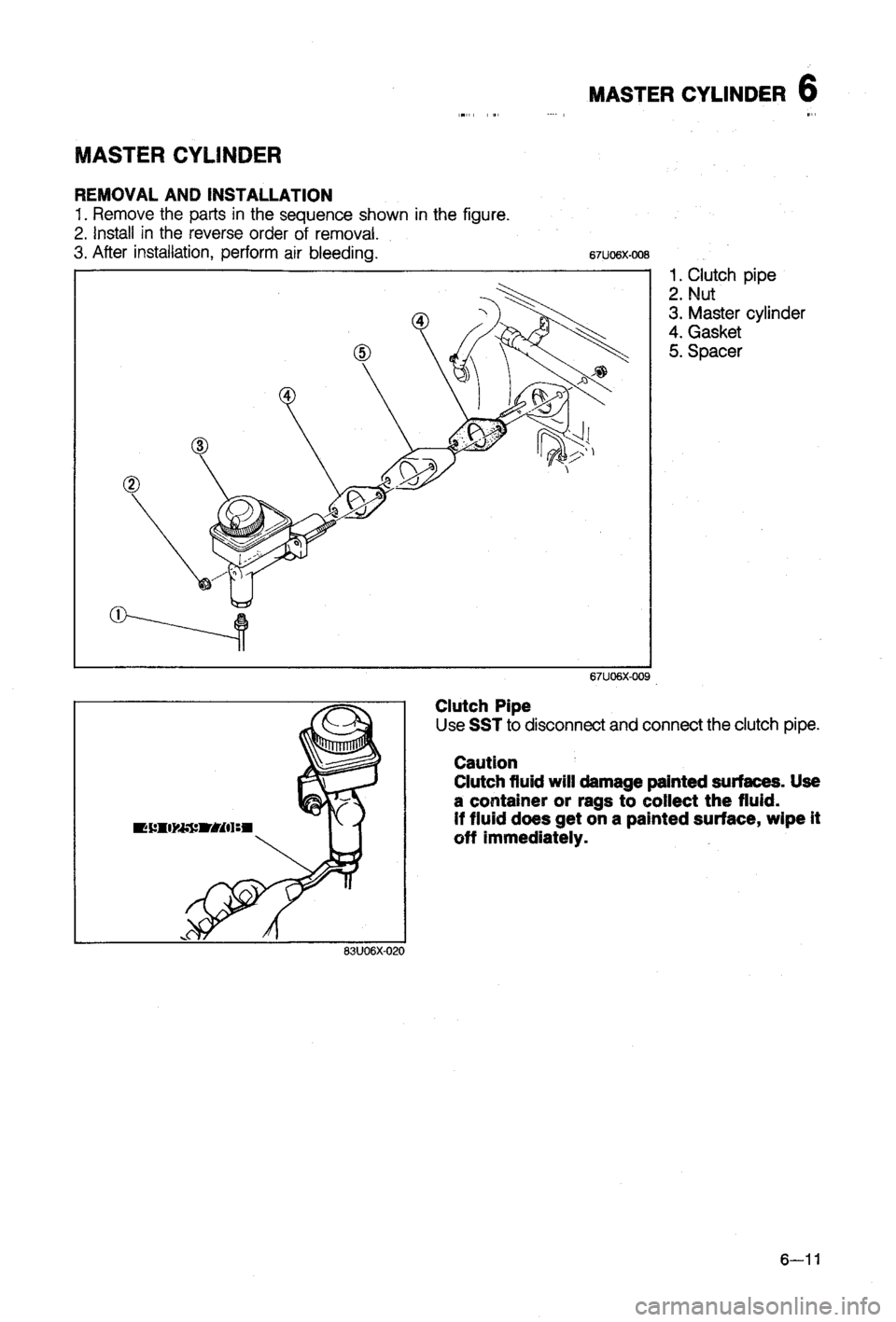 MAZDA 323 1988  Workshop Manual 