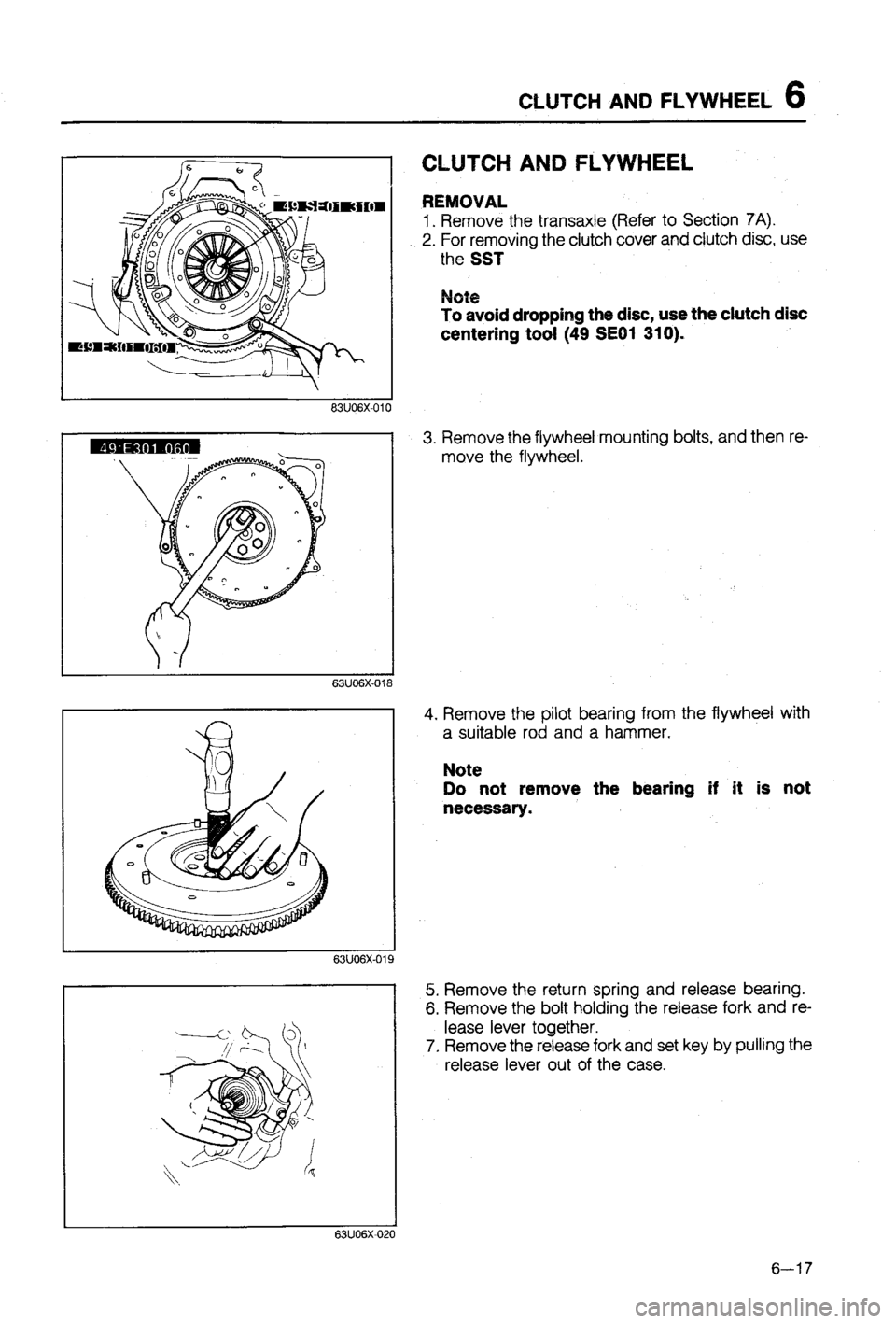 MAZDA 323 1988  Workshop Manual 