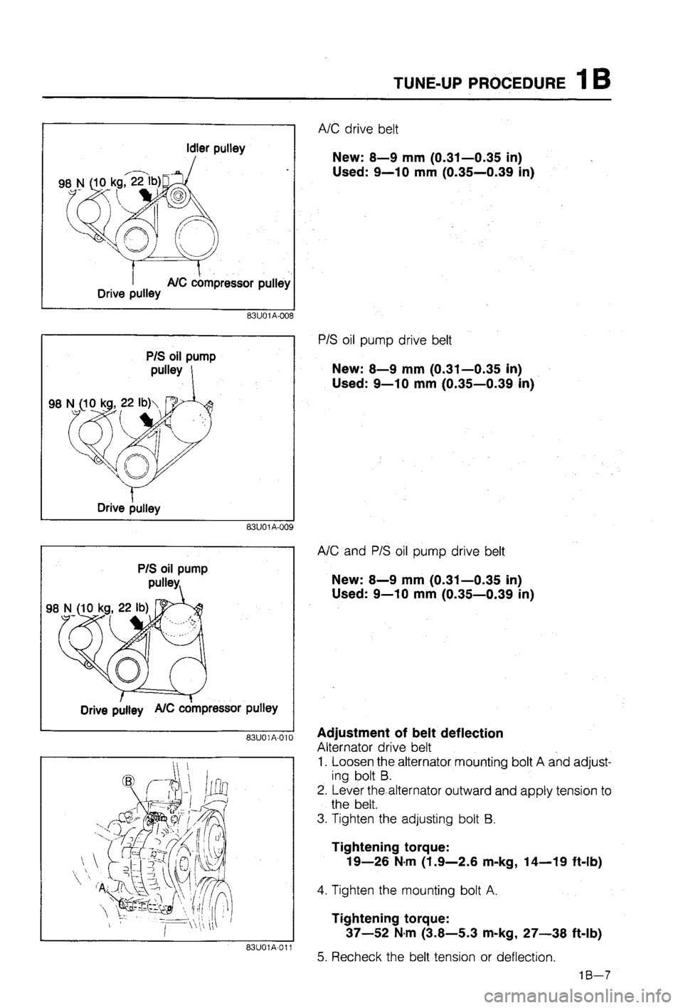 MAZDA 323 1988  Workshop Manual 