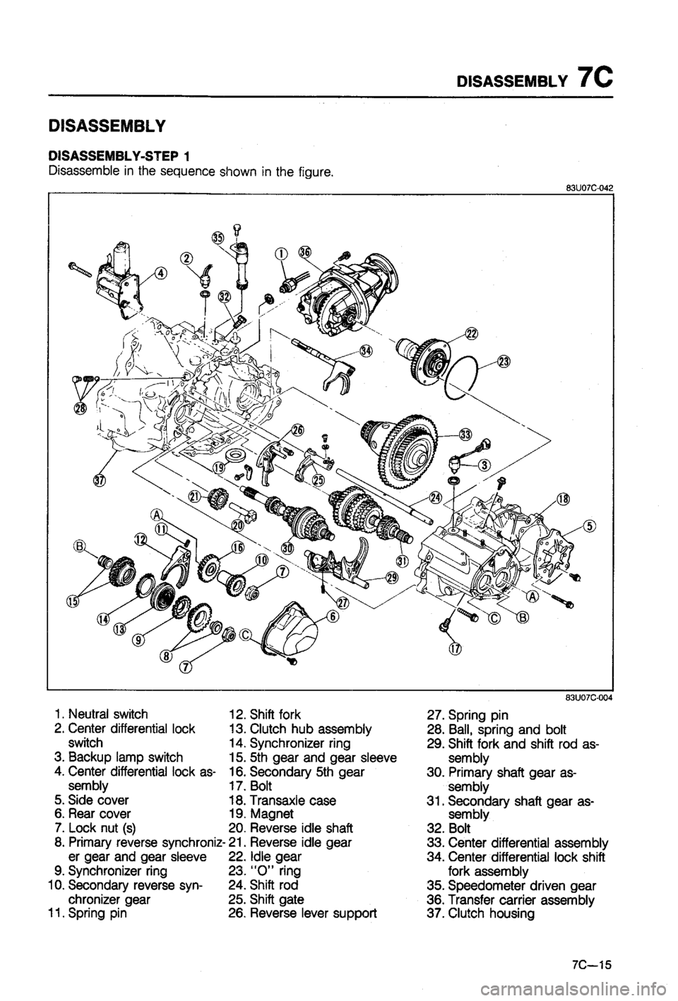 MAZDA 323 1988  Workshop Manual 