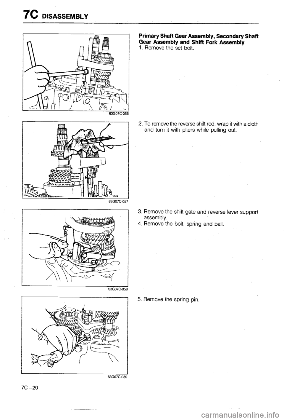 MAZDA 323 1988  Workshop Manual 