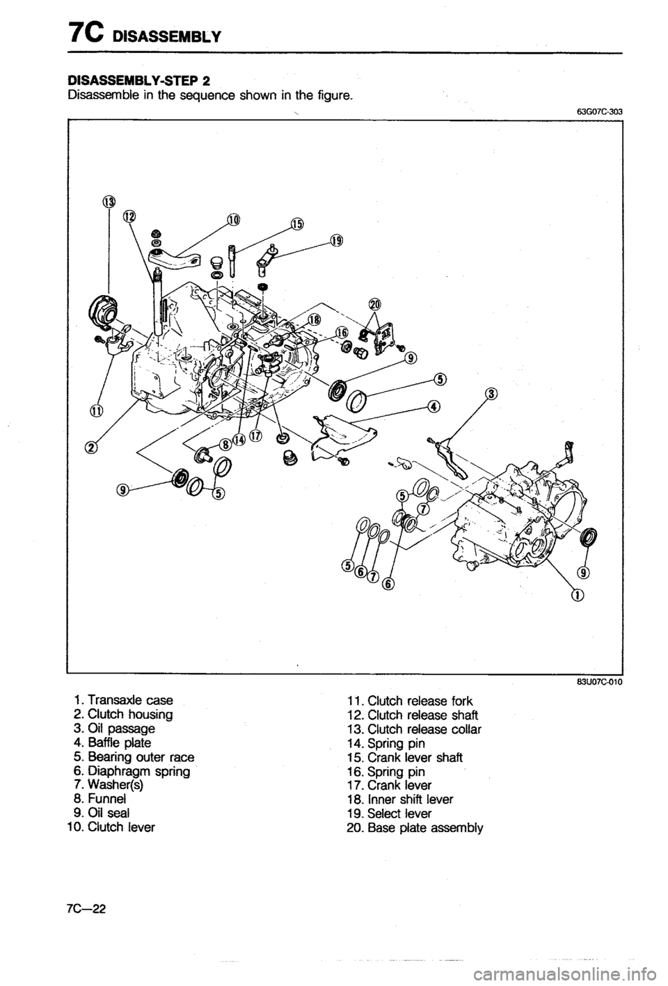 MAZDA 323 1988  Workshop Manual 