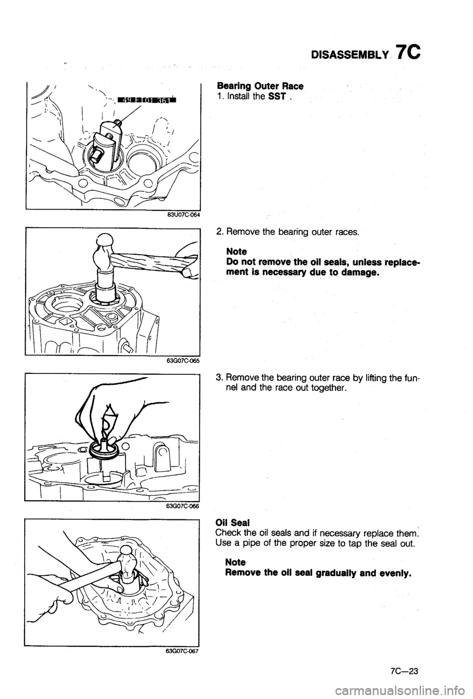 MAZDA 323 1988  Workshop Manual 
