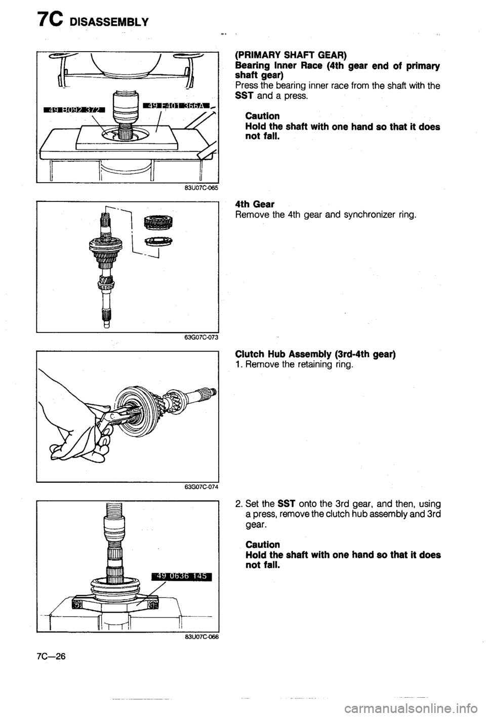 MAZDA 323 1988  Workshop Manual 