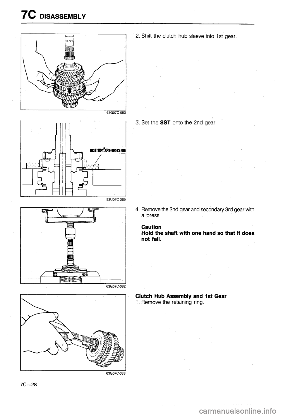 MAZDA 323 1988  Workshop Manual 