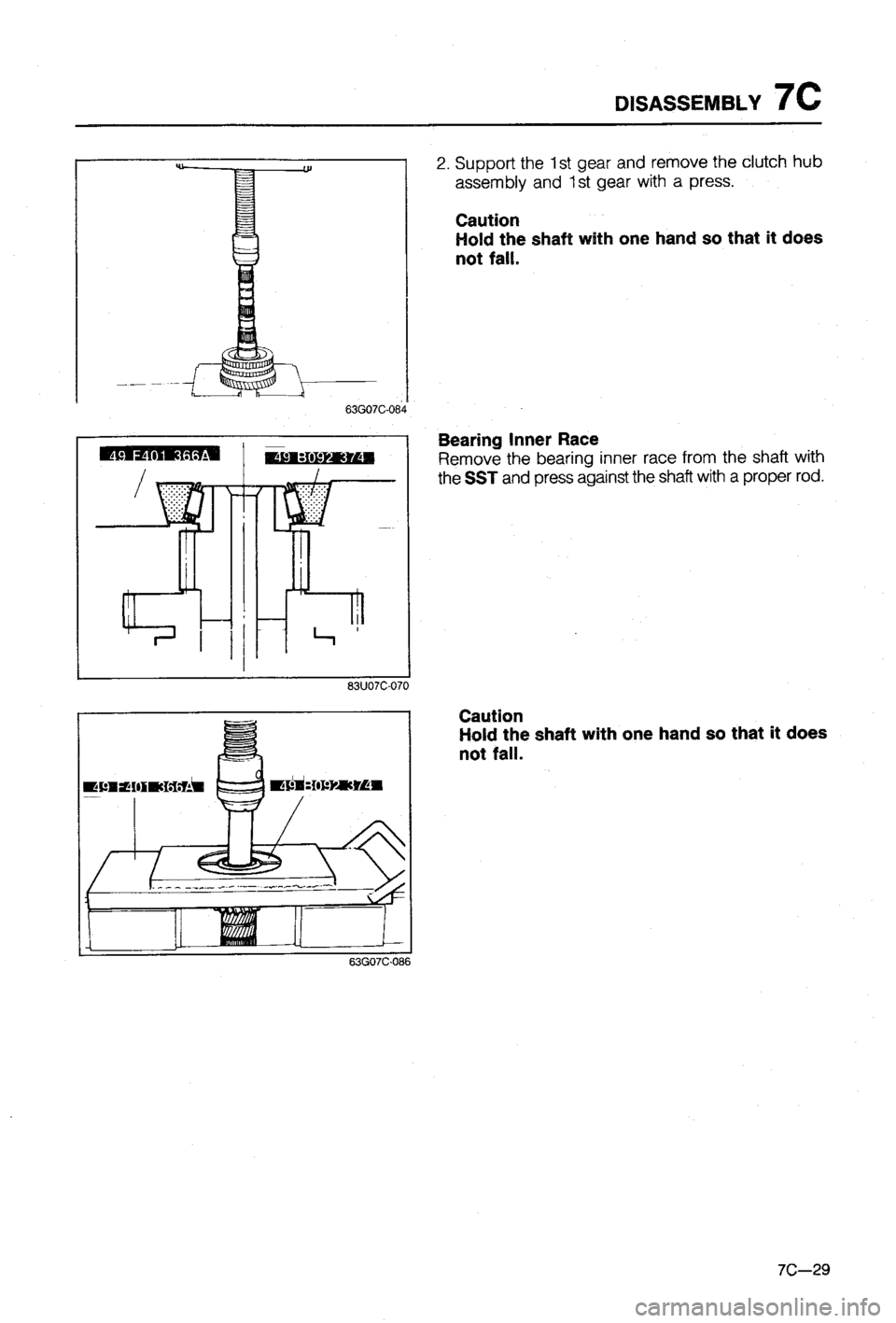 MAZDA 323 1988  Workshop Manual 