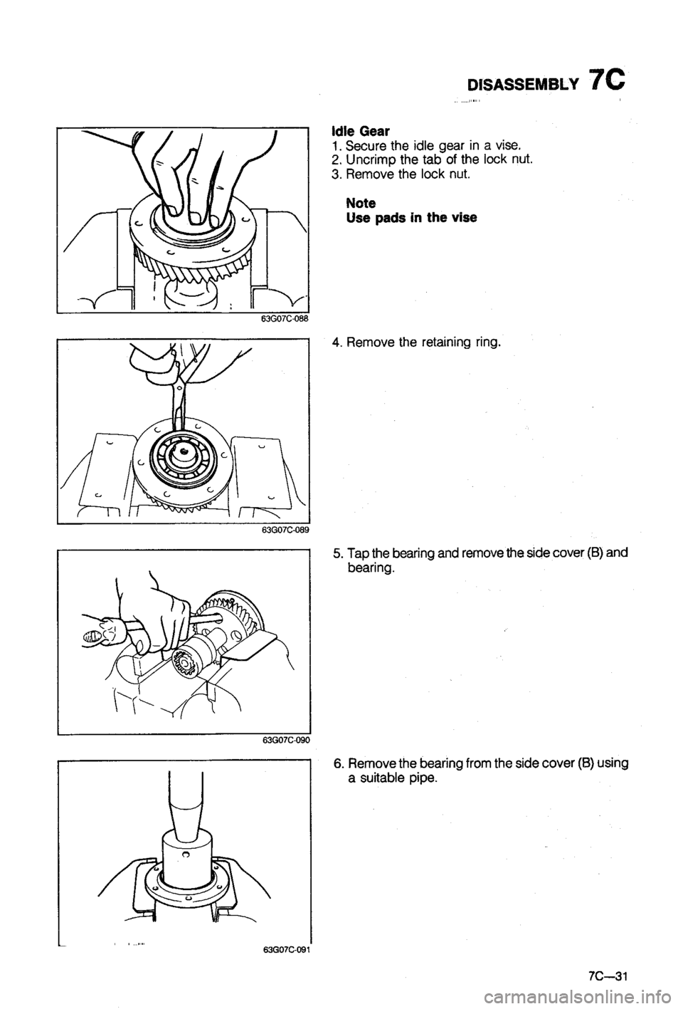 MAZDA 323 1988  Workshop Manual 