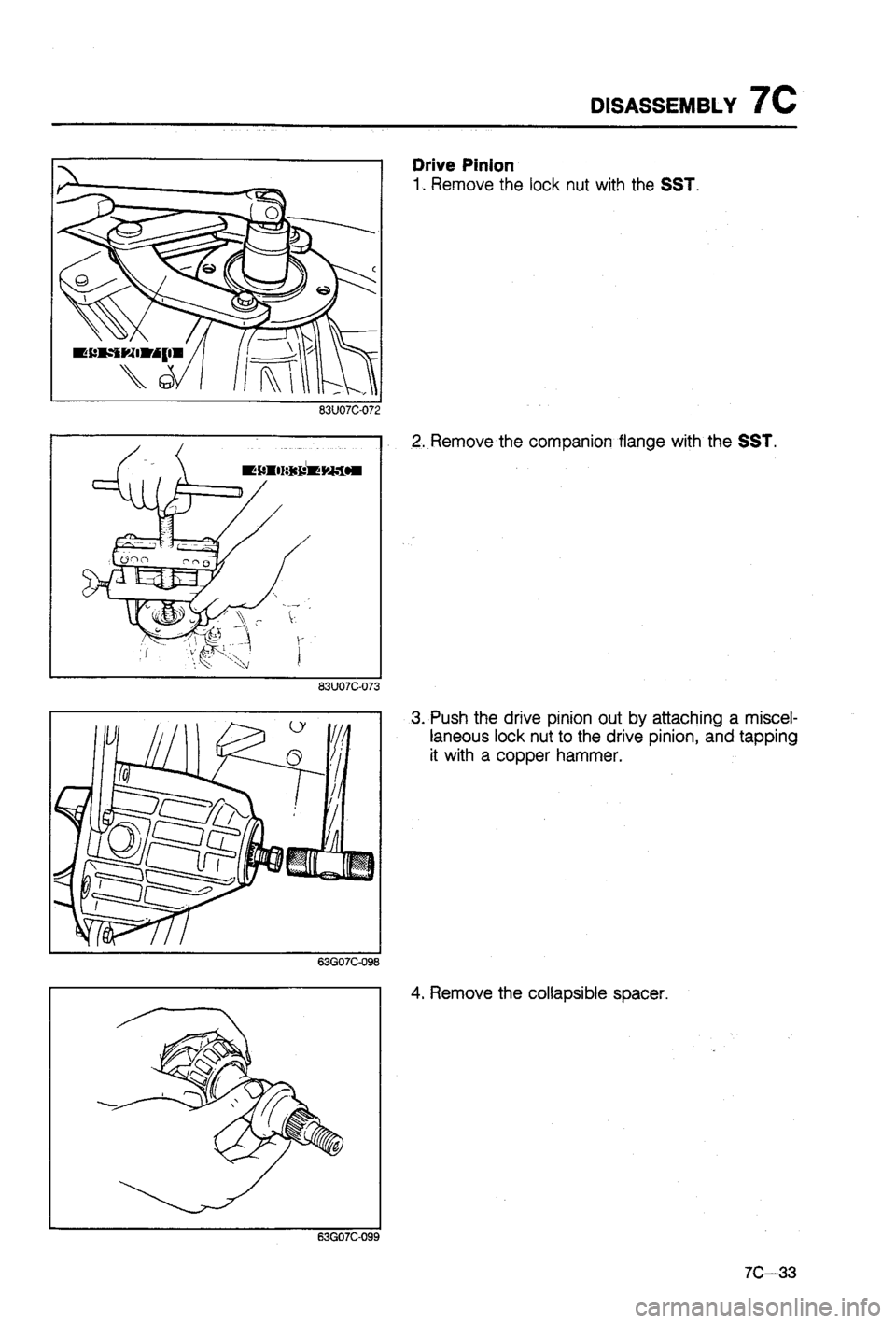 MAZDA 323 1988  Workshop Manual 