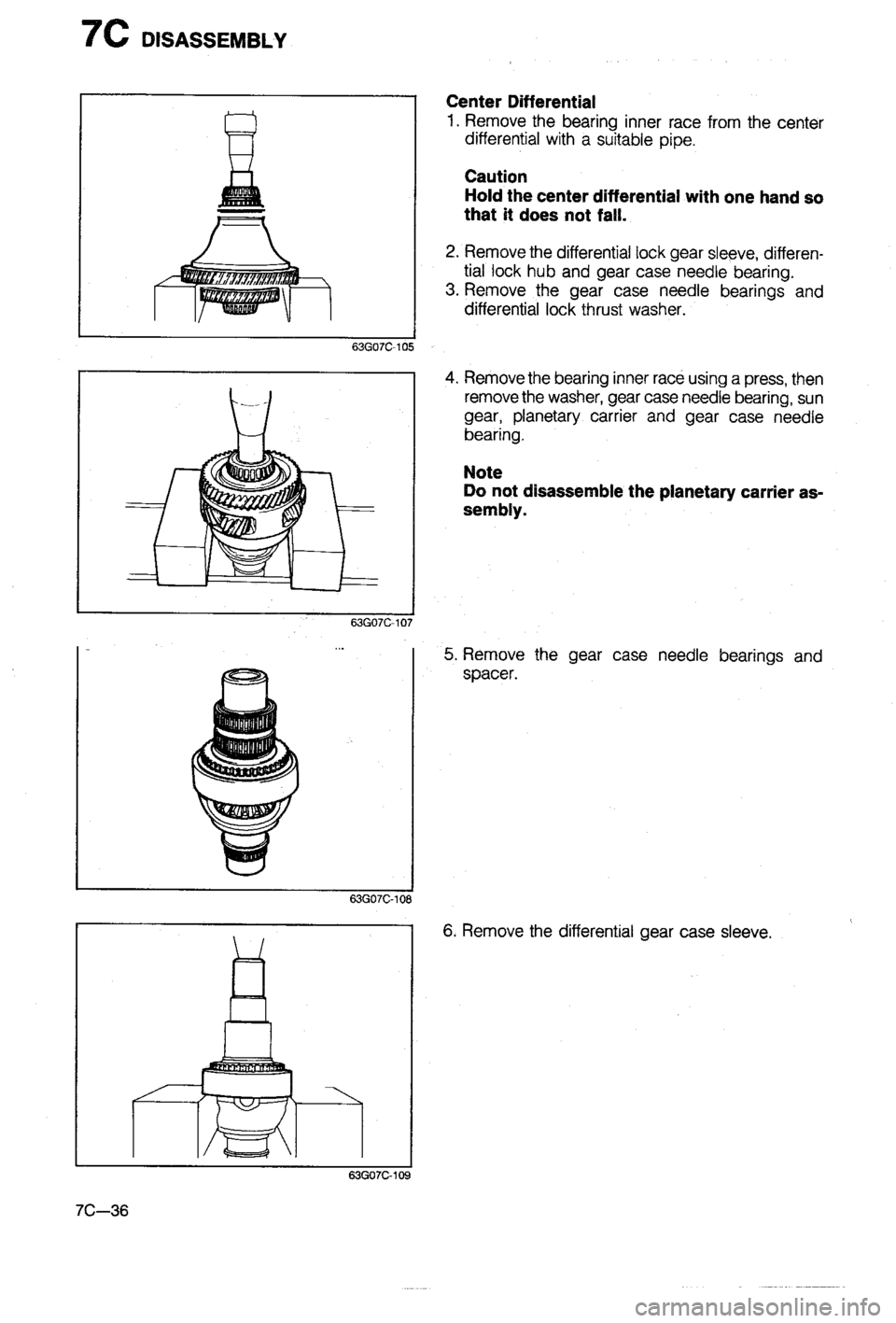 MAZDA 323 1988  Workshop Manual 