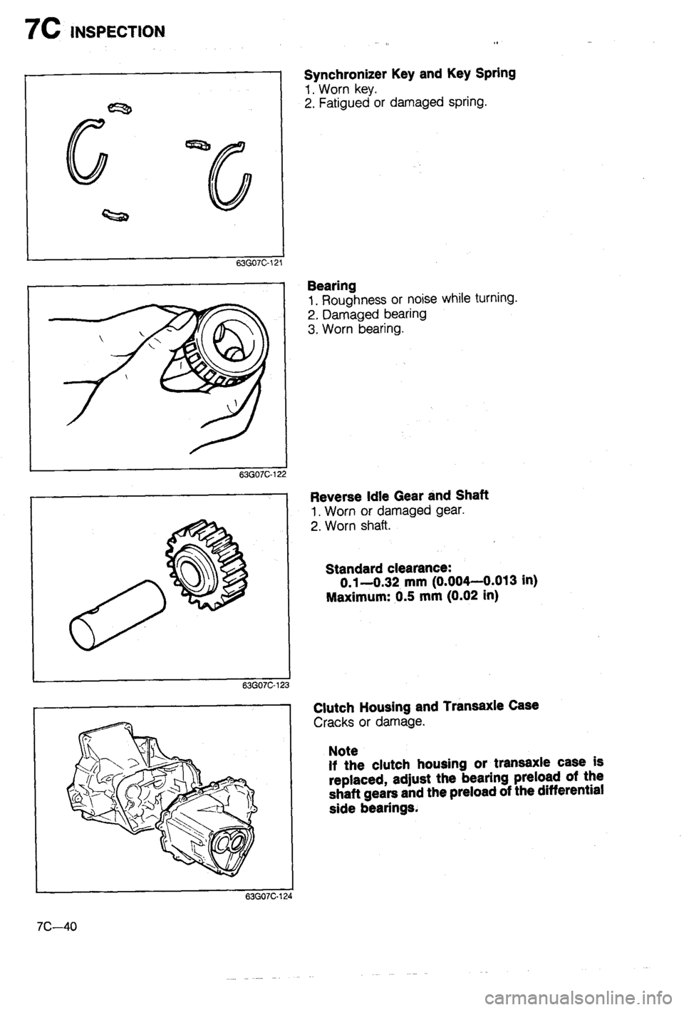 MAZDA 323 1988  Workshop Manual 