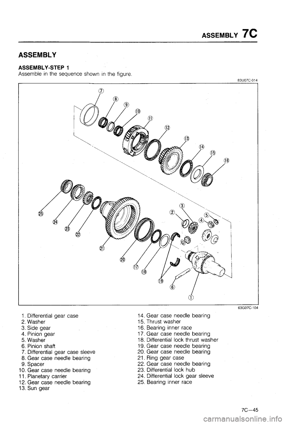 MAZDA 323 1988  Workshop Manual 