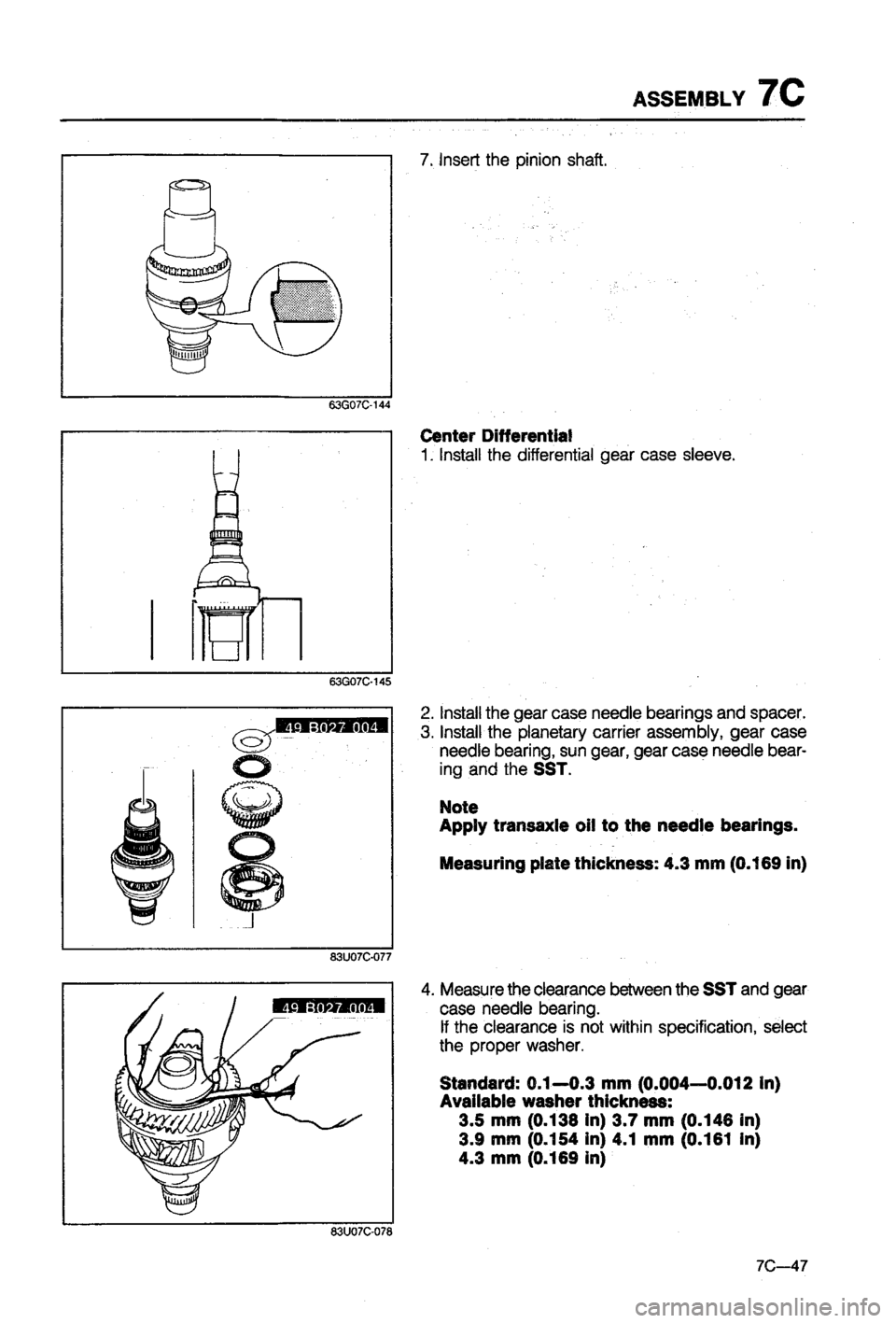 MAZDA 323 1988  Workshop Manual 