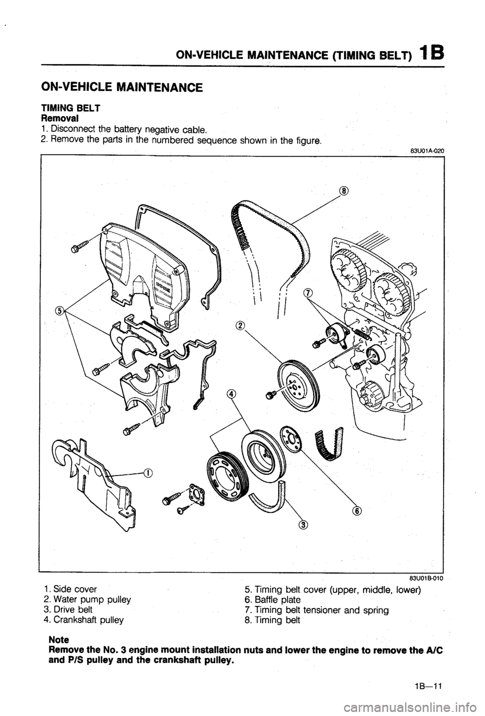 MAZDA 323 1988  Workshop Manual 