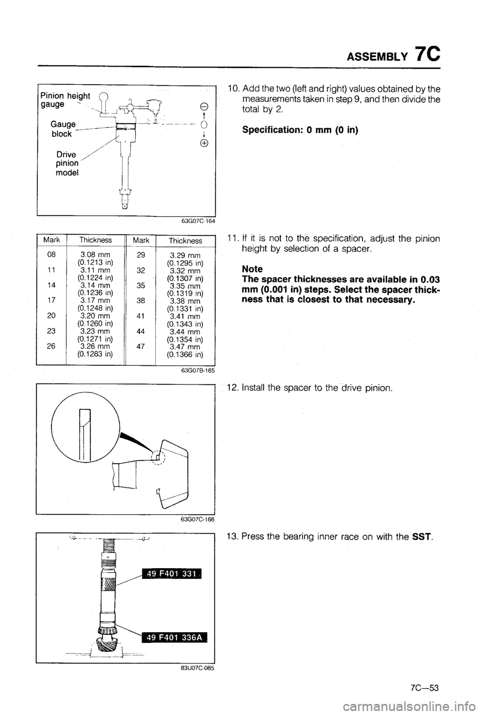 MAZDA 323 1988  Workshop Manual 
