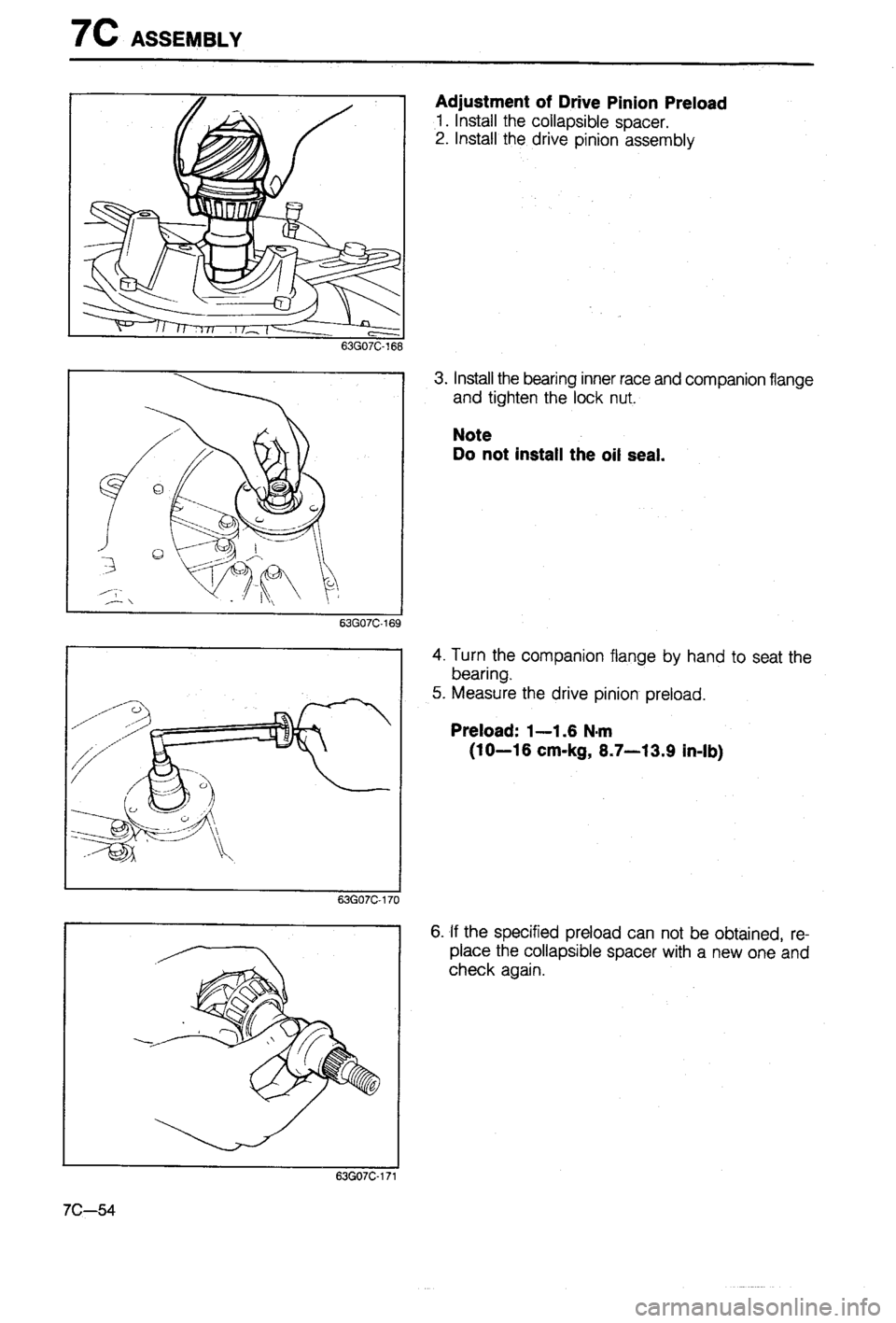 MAZDA 323 1988  Workshop Manual 
