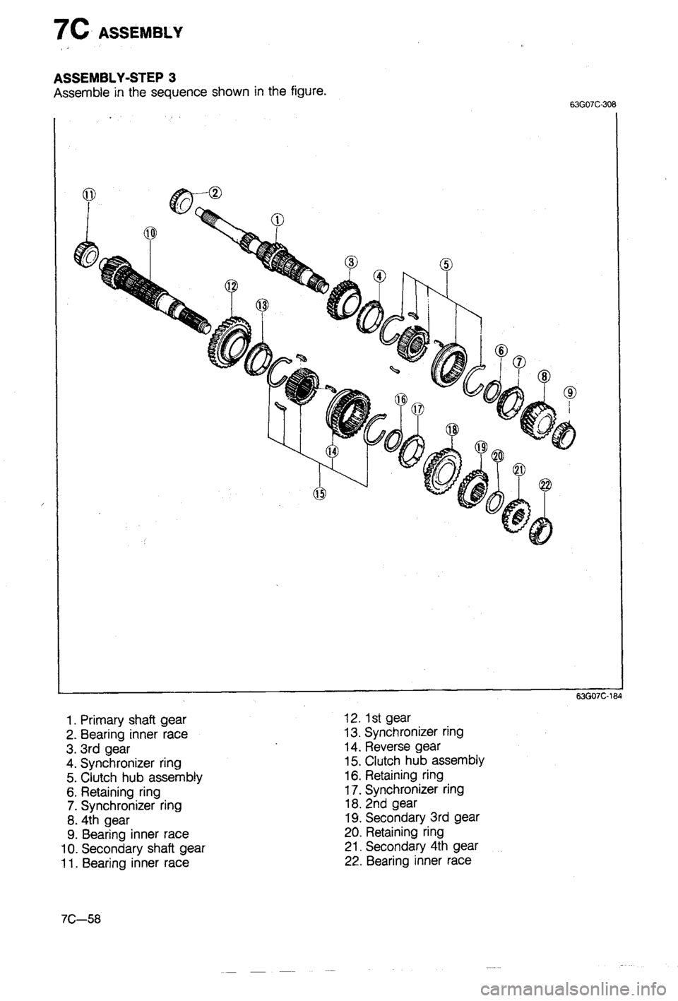 MAZDA 323 1988  Workshop Manual 