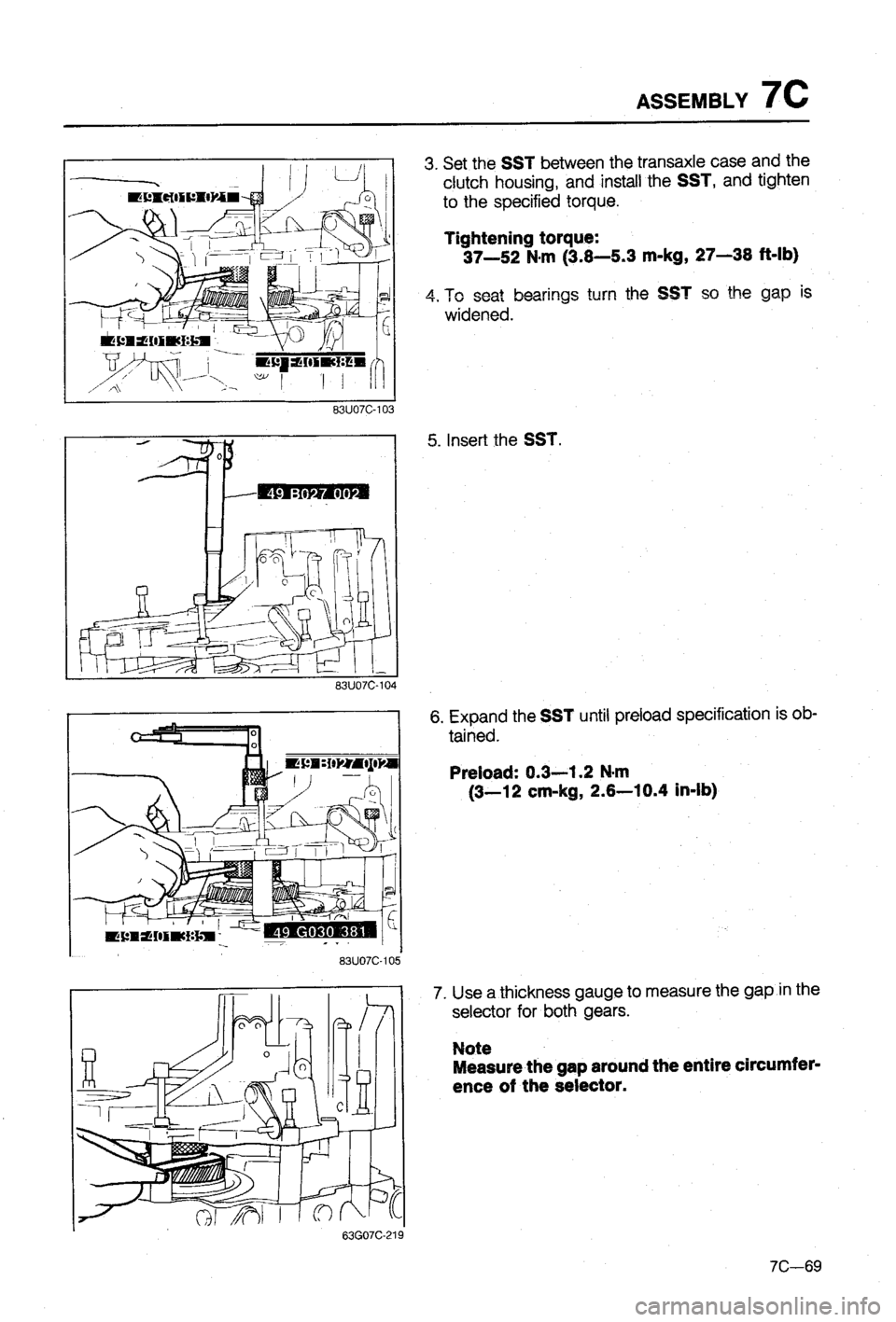 MAZDA 323 1988  Workshop Manual 