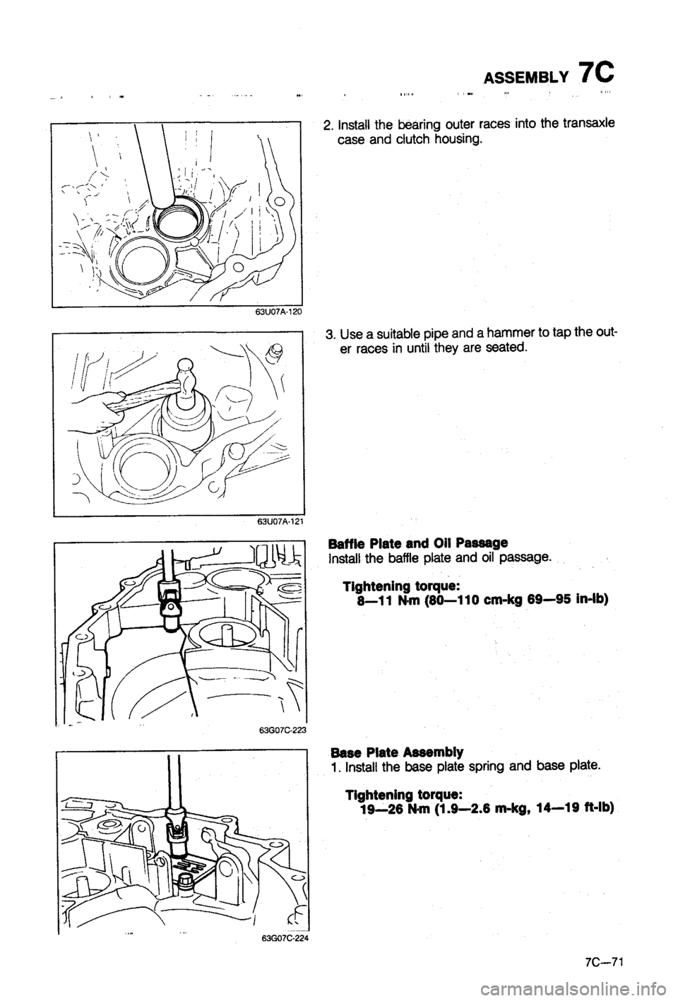 MAZDA 323 1988  Workshop Manual 