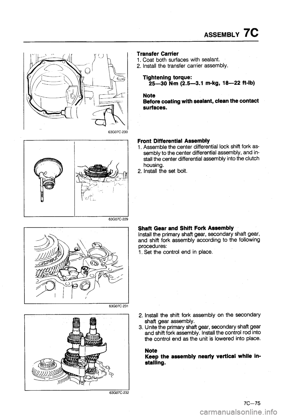 MAZDA 323 1988  Workshop Manual 