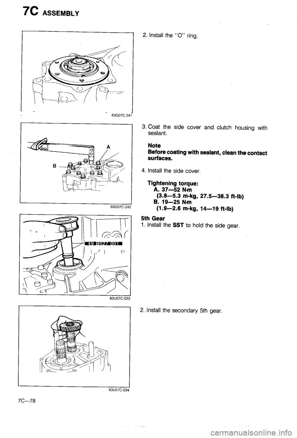 MAZDA 323 1988  Workshop Manual 