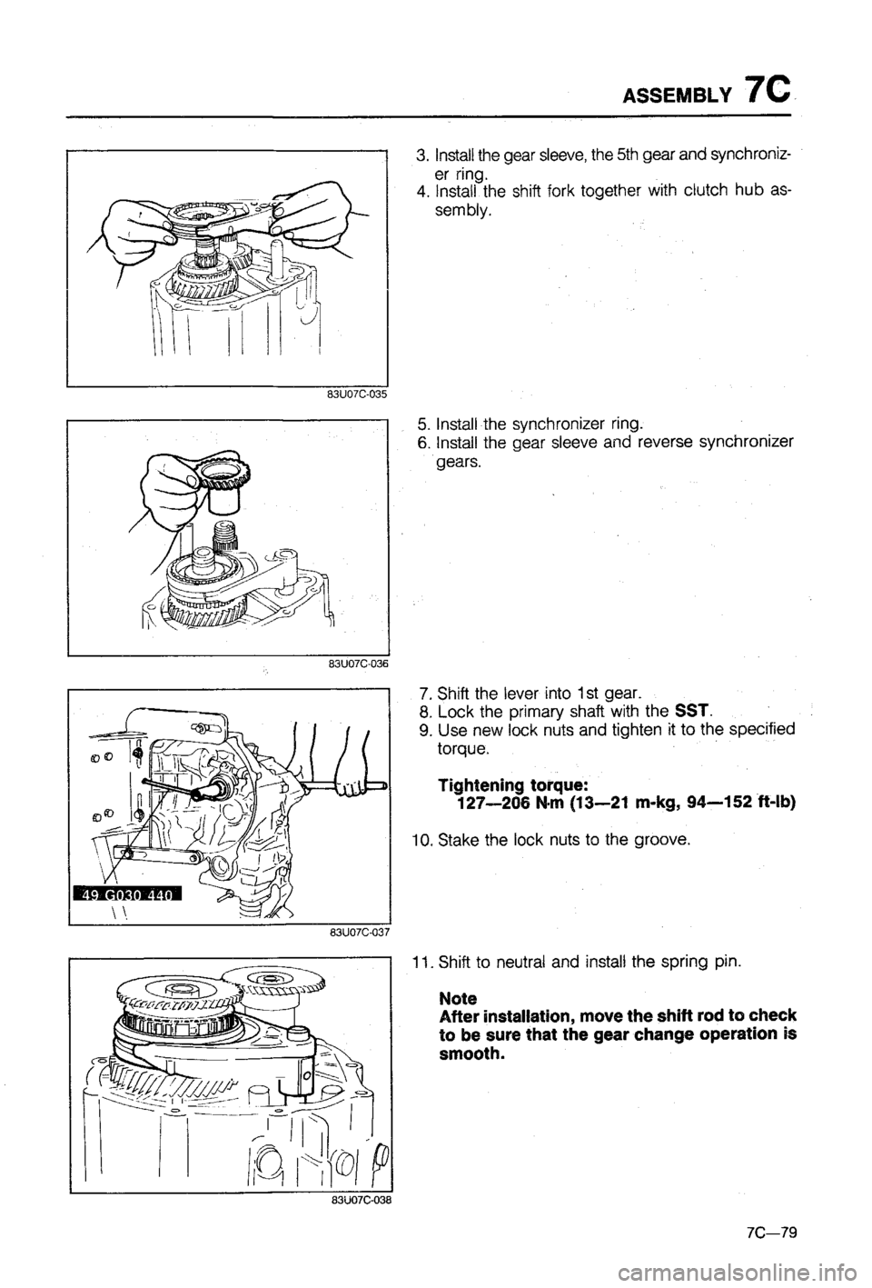 MAZDA 323 1988  Workshop Manual 
