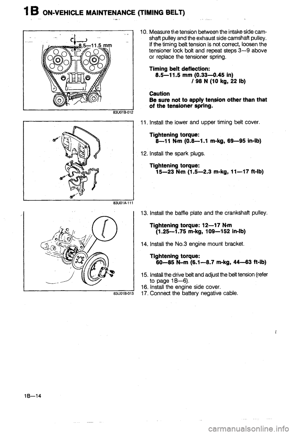 MAZDA 323 1988  Workshop Manual 