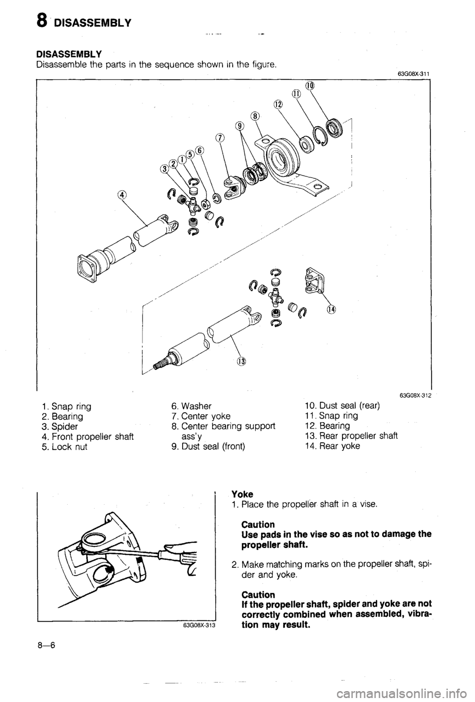 MAZDA 323 1988  Workshop Manual 