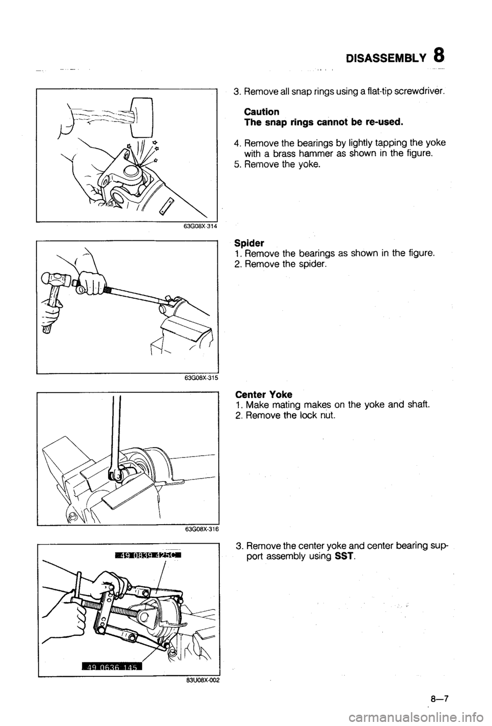 MAZDA 323 1988  Workshop Manual 
