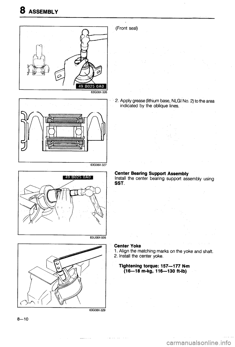 MAZDA 323 1988  Workshop Manual 