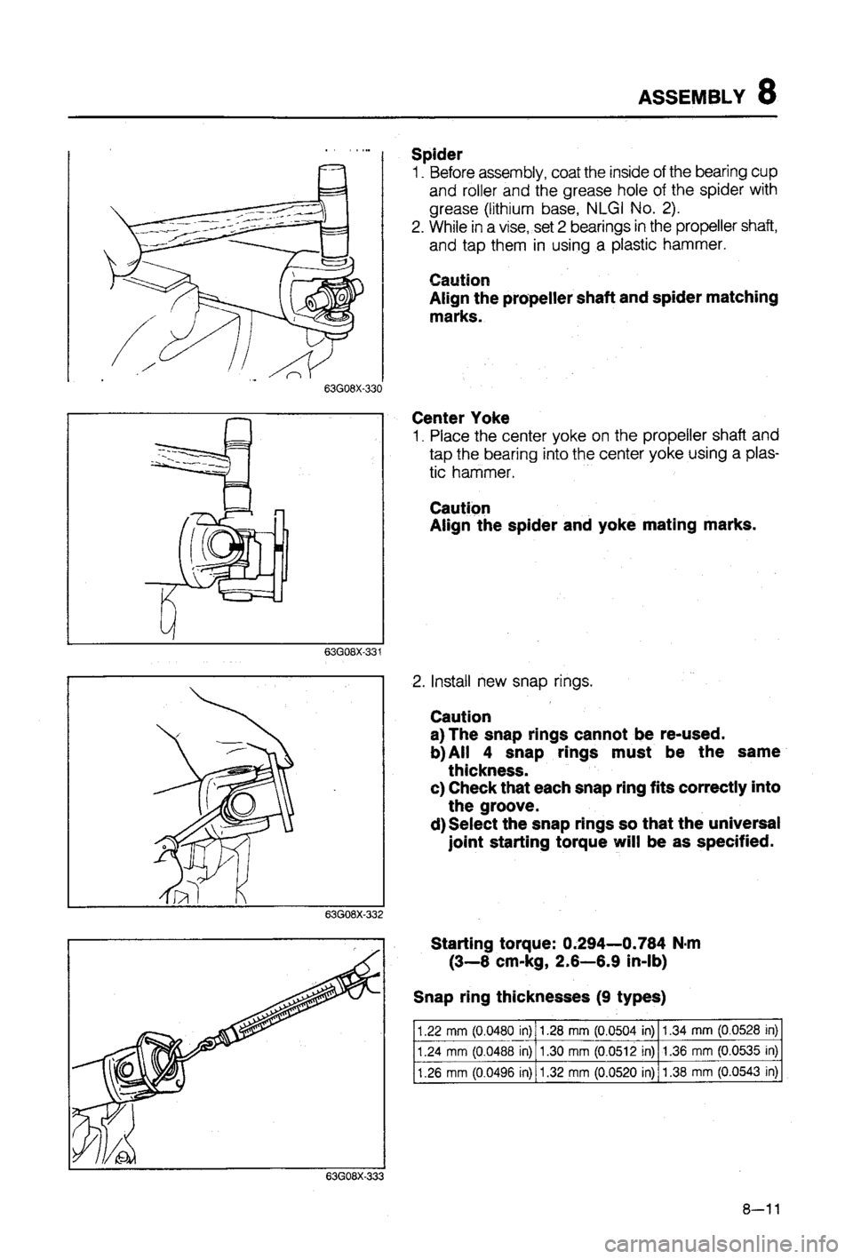 MAZDA 323 1988  Workshop Manual 