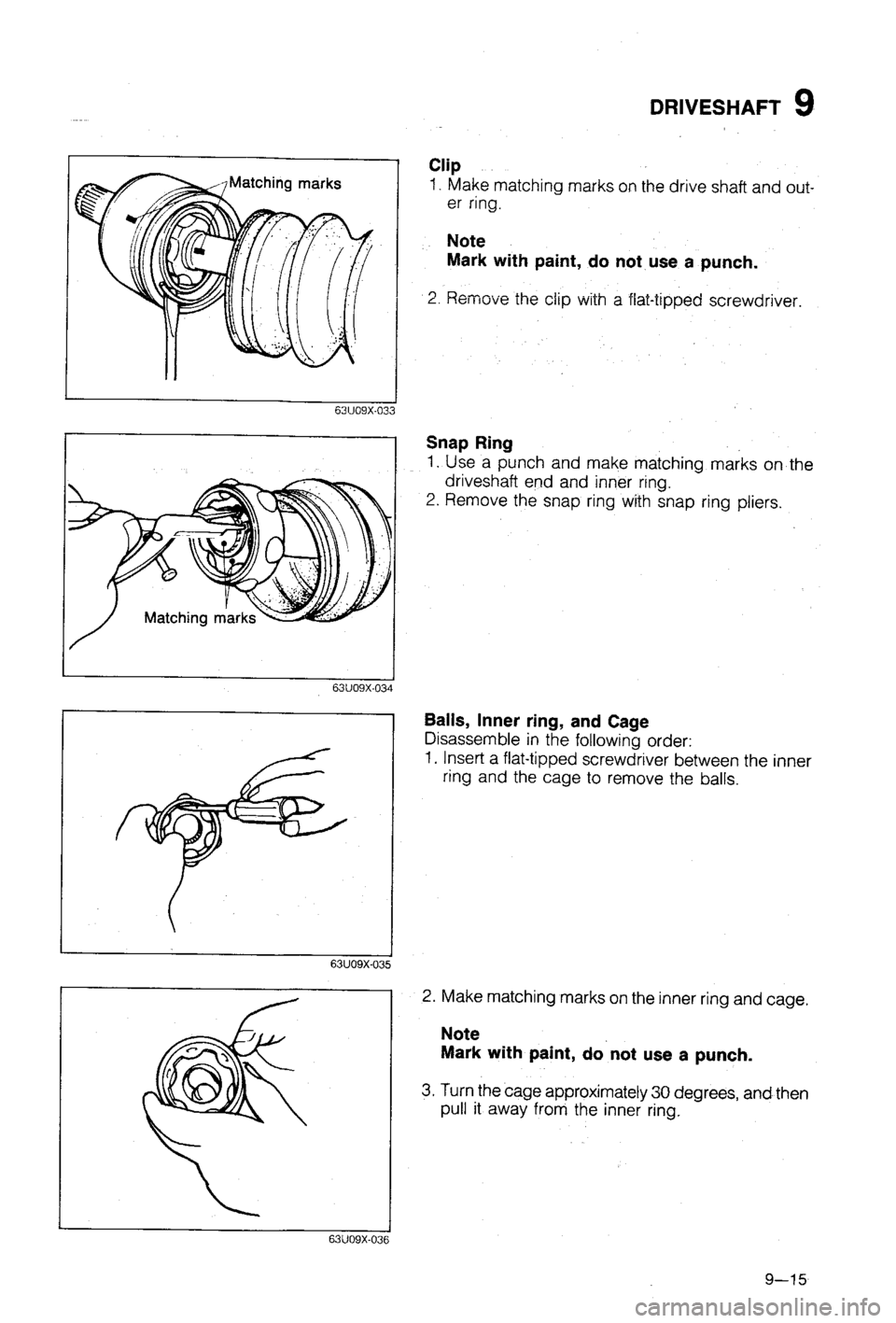 MAZDA 323 1988  Workshop Manual 