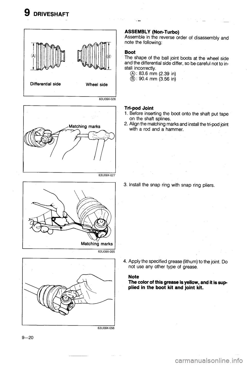MAZDA 323 1988  Workshop Manual 