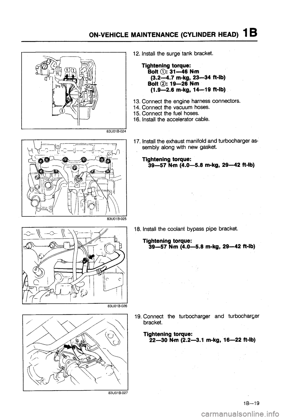 MAZDA 323 1988  Workshop Manual 
